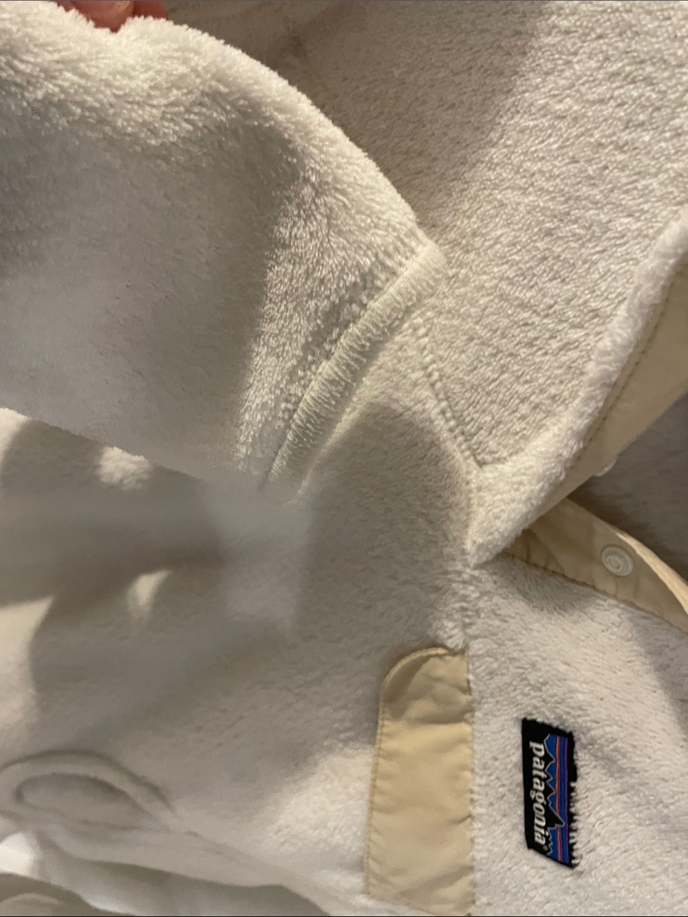 Patagonia Cream High Pile Snap-T Sherpa Fleece Pullover - Picture 8 of 8